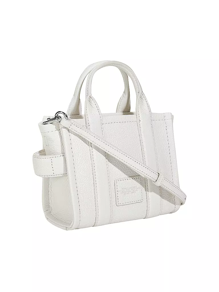 MARC JACOBS Ledertasche - Tote Bag THE MINI TOTE weiss