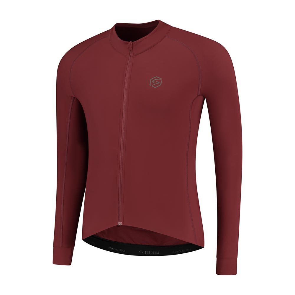 FUTURUM JORIS Fietsshirt Lange Mouwen Rood/Bruin Heren
