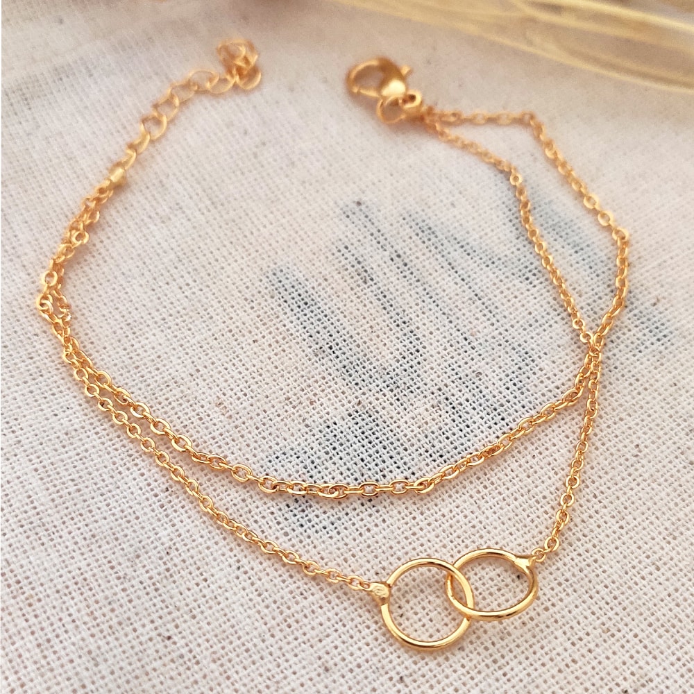 Bracelet - Laiton plaqué or