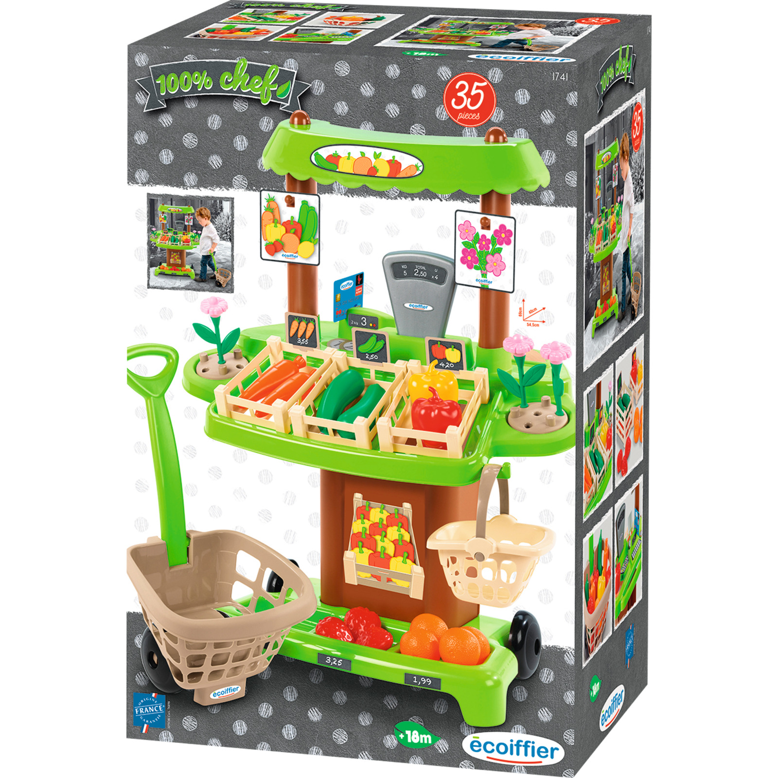Ecoiffier Marktstand