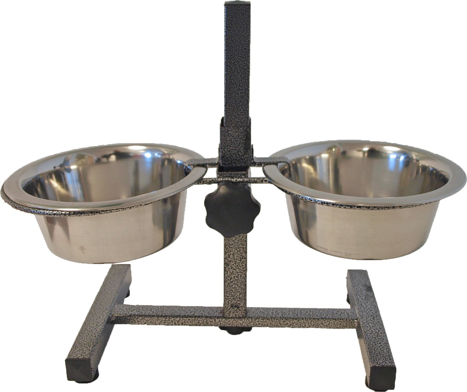 Boon hondenvoer- en drinkbak H-standaard zwart 40,5 x 10 x 20 cm