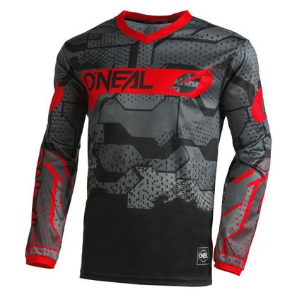 Maillot cross O'Neal ELEMENT YOUTH - CAMO V.22 - BLACK RED - Noir / Rouge