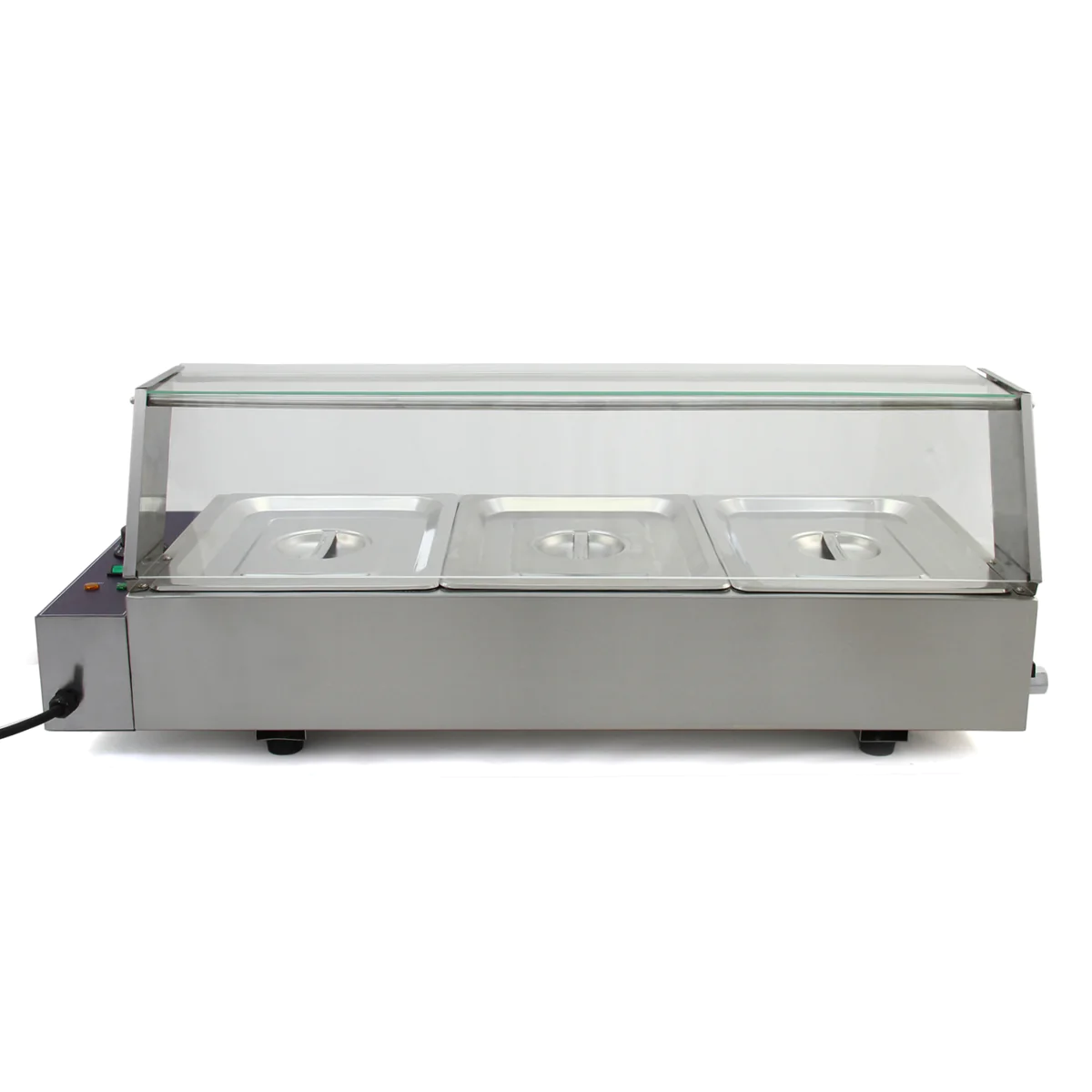 KuKoo Vitrine Bain Marie Professionnel à 3 Bacs Kukoo