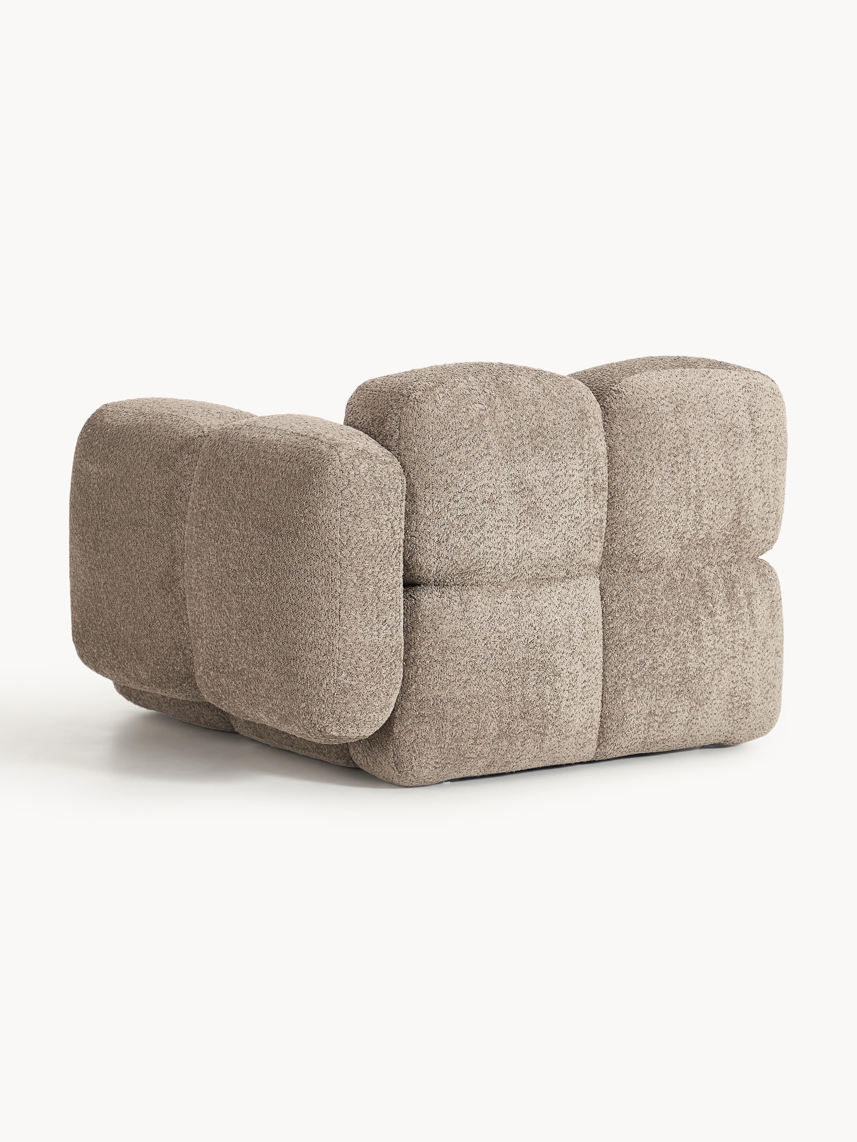Hoekmodule Tayla van teddy bouclé