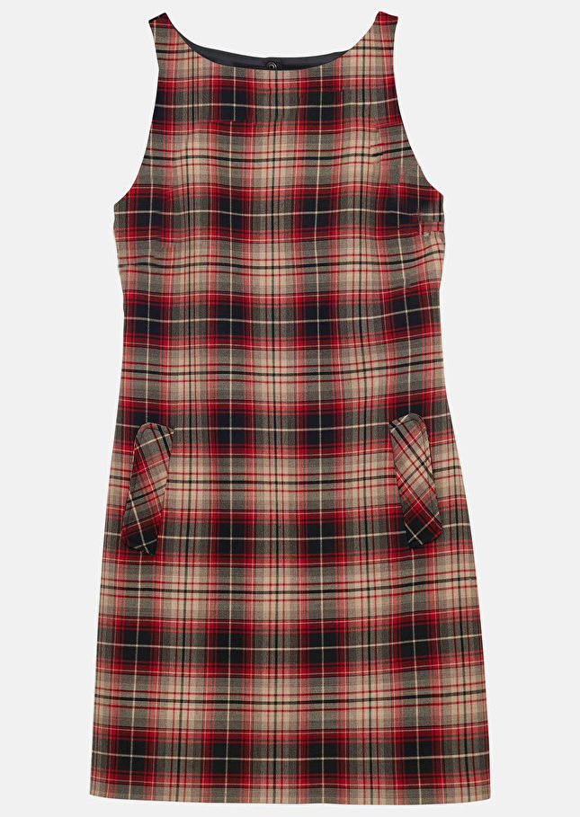 Robe Robinerouge en tartan