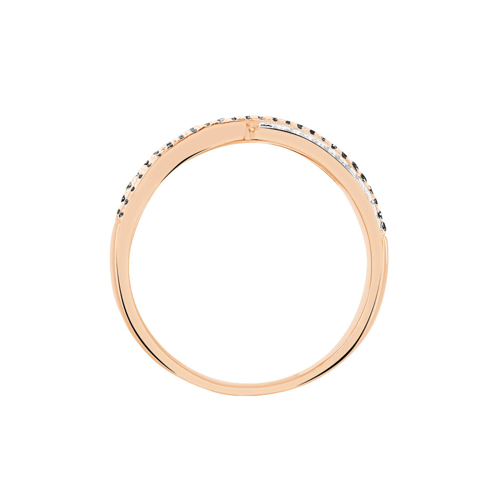 Bague Elyne Or Rose Diamant