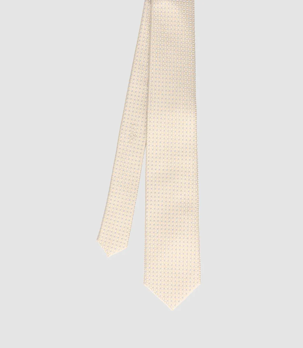 Cravate basique 7cm mordoré TEO