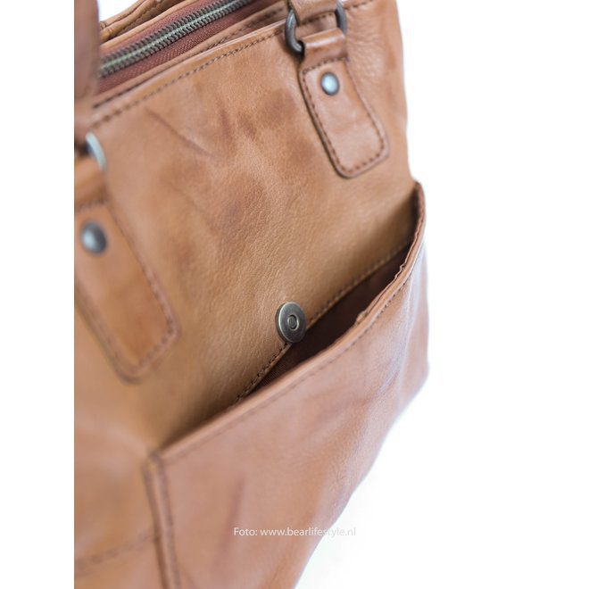 Bear Design Callisto Pelle Schoudertas Rita Cognac CP1201