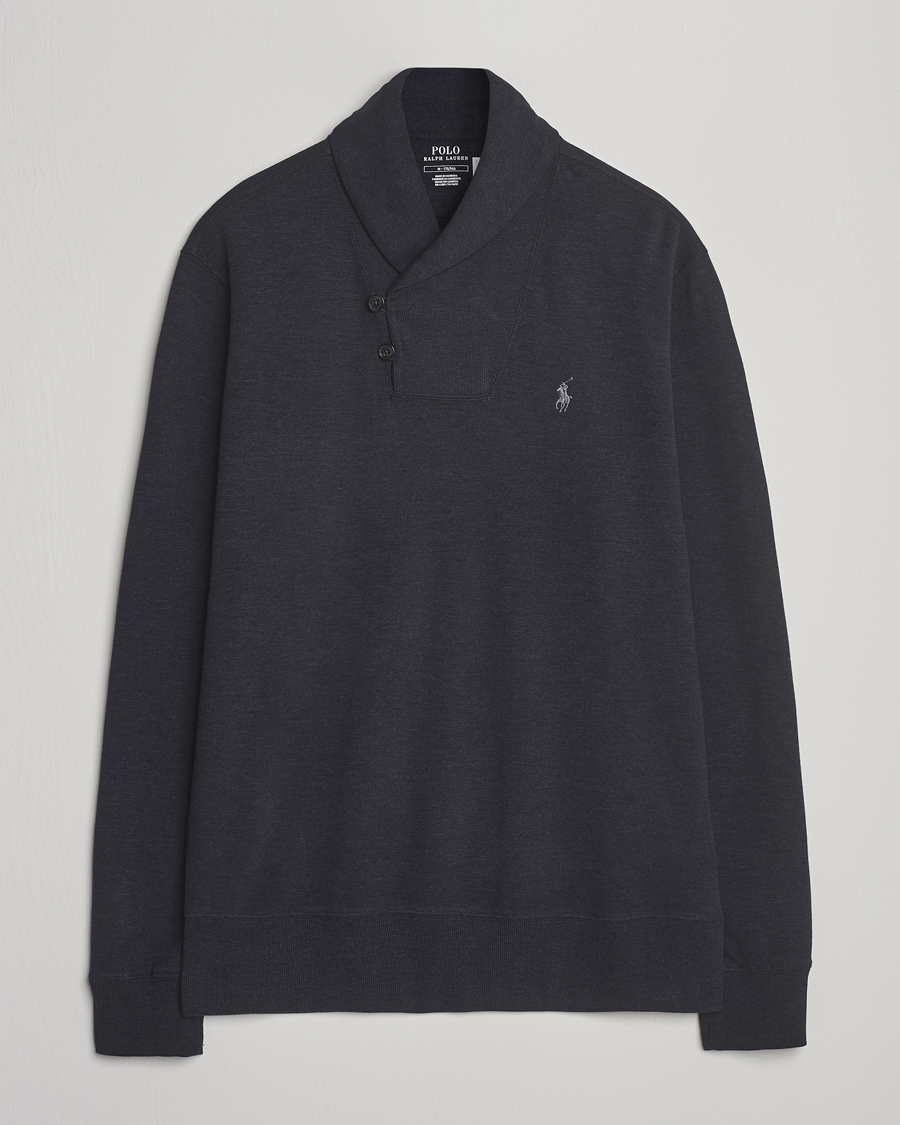 Polo Ralph Lauren Shawl Collar Pullover Polo Black