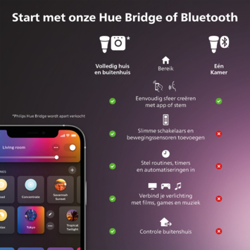 Philips Hue lichtsnoer Festivia 250 LED lampjes - 20m