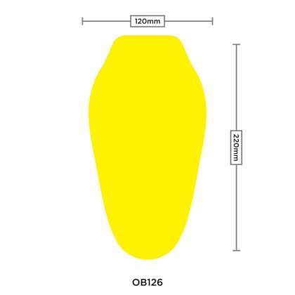 Protections coudes et genoux Oxford LEVEL 2 - Jaune