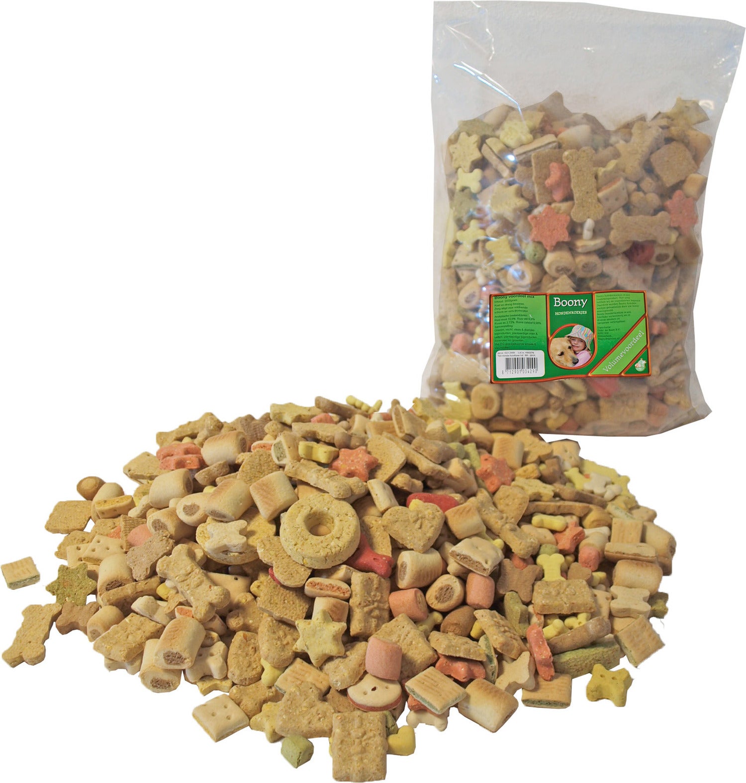 Boony hondenkoekjes voordeelzak mix 2 kg