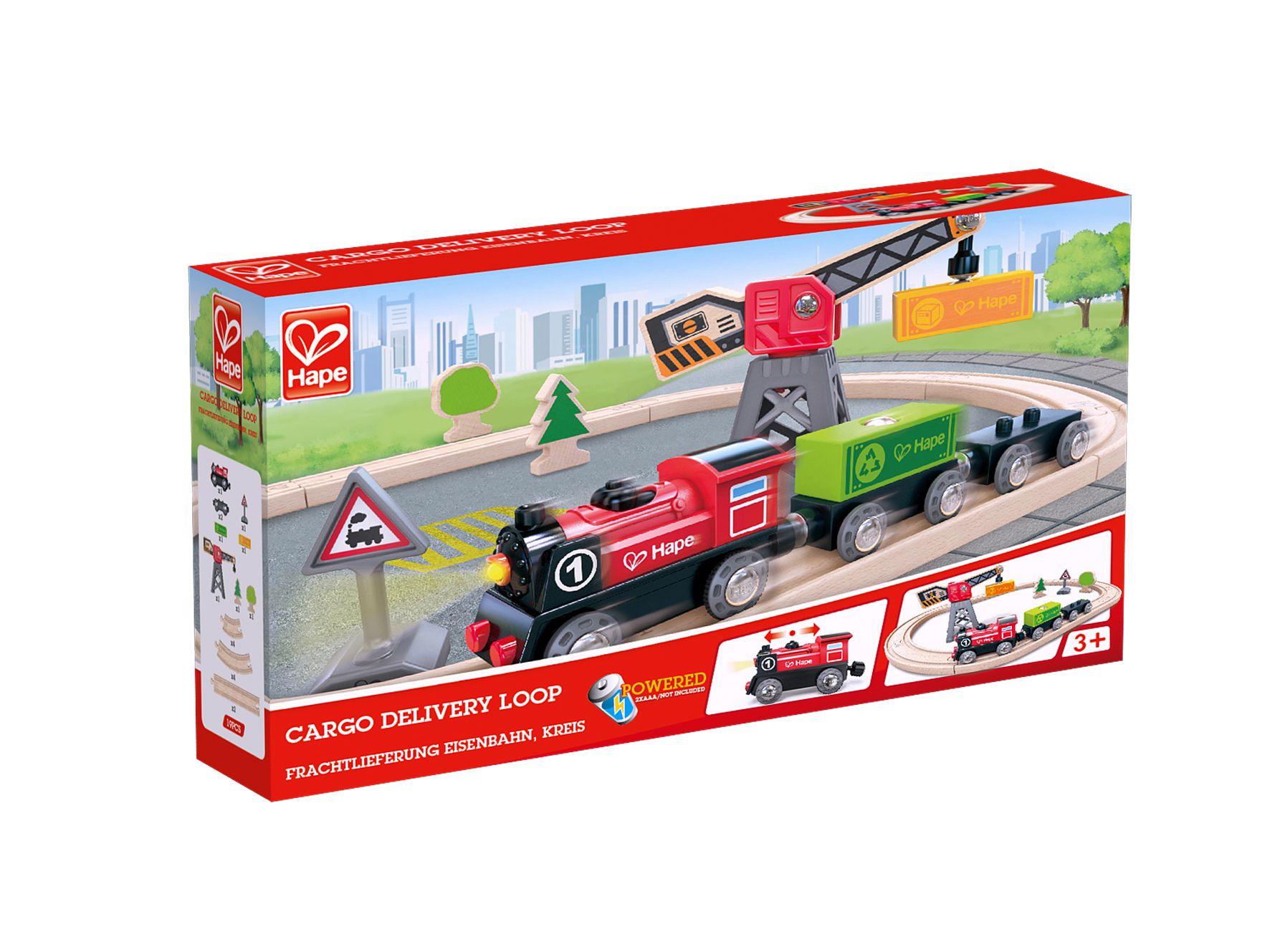 Hape Frachtlieferung-Eisenbahn, Kreis