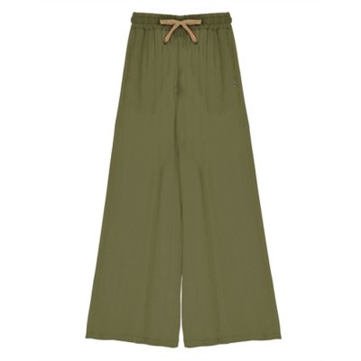 Pantalon femme Fluide Satin Cordon PLEASE