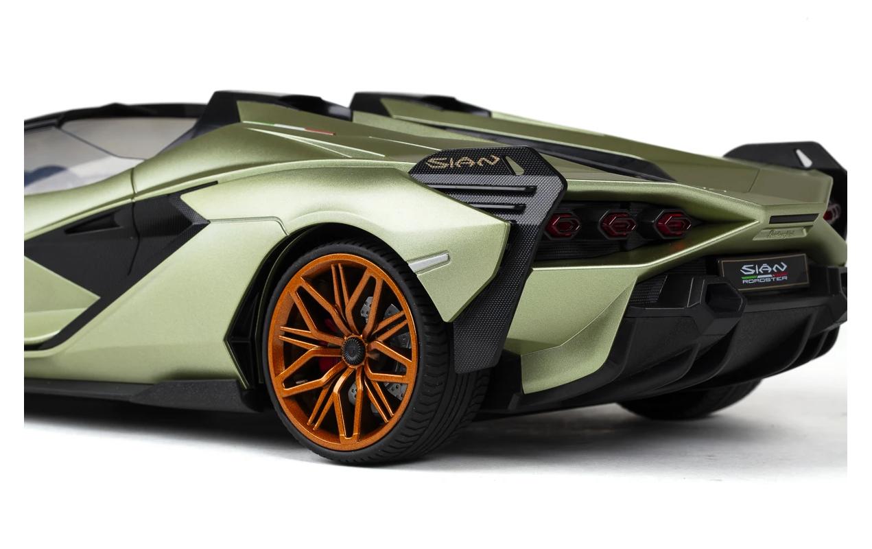 Auto Lamborghini Sian mit Licht, Grün, 1:12Ferngesteuerter Sportwagen mit Licht für Kinder ab 6 Jahren
