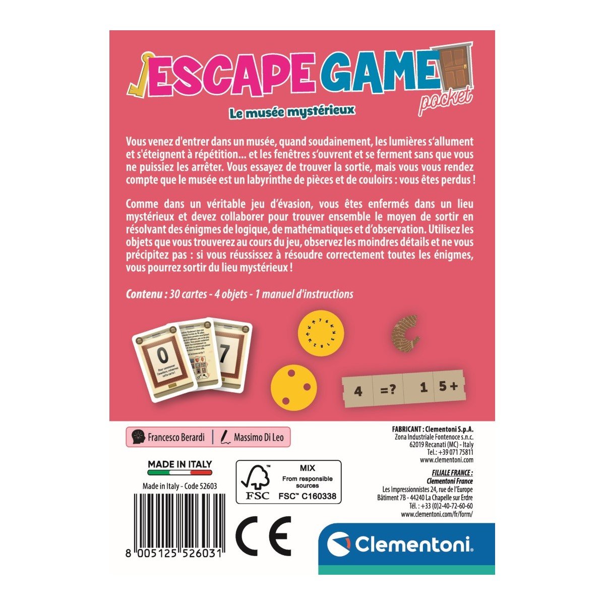 Escape Game Pocket Le musée mystérieux