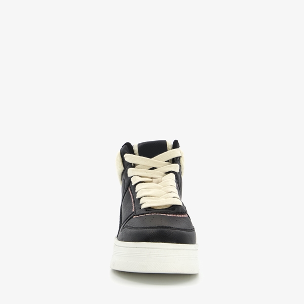 Blue Box dames sneakers met imitatiebont
