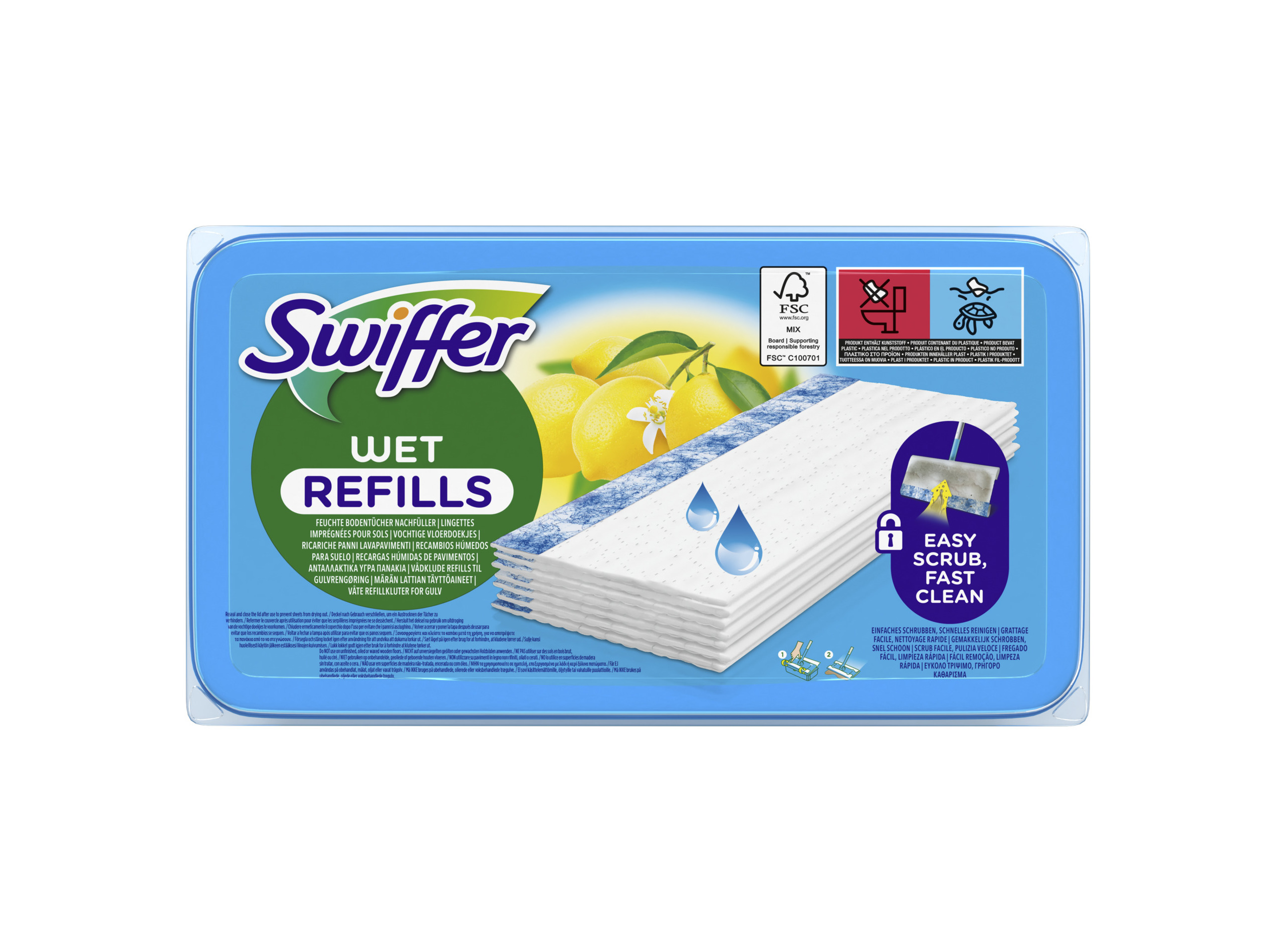 RECARGA DE MOPA SWIFFER HÚMIDA 10UN
