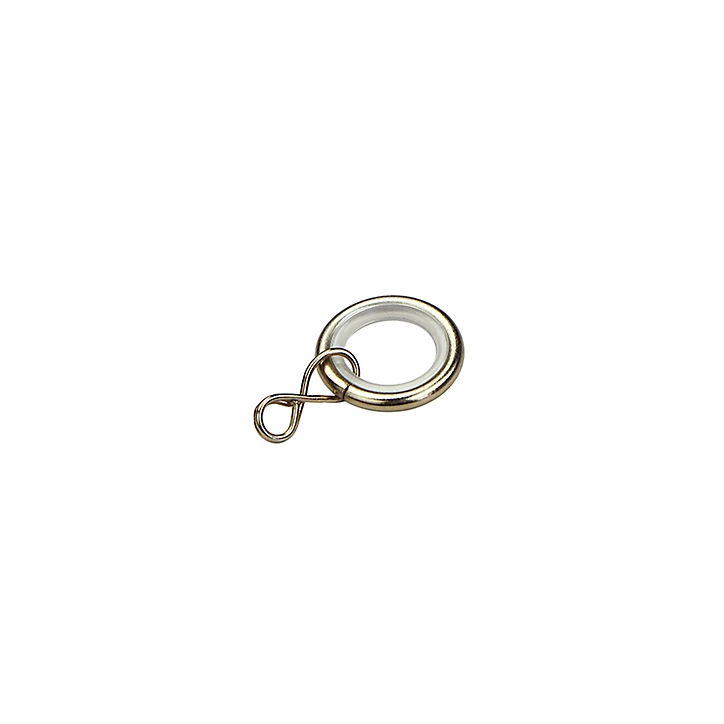 10 anneaux pour barre à rideau Nisis GoodHome ⌀24mm doré