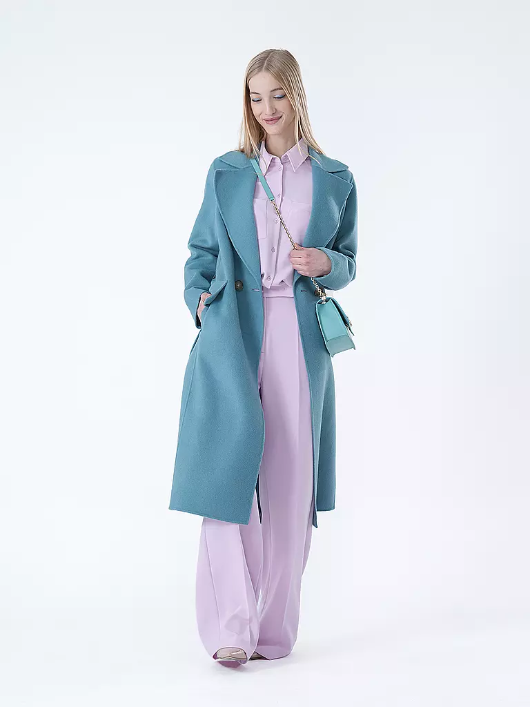 LUISA CERANO Wollmantel  blau