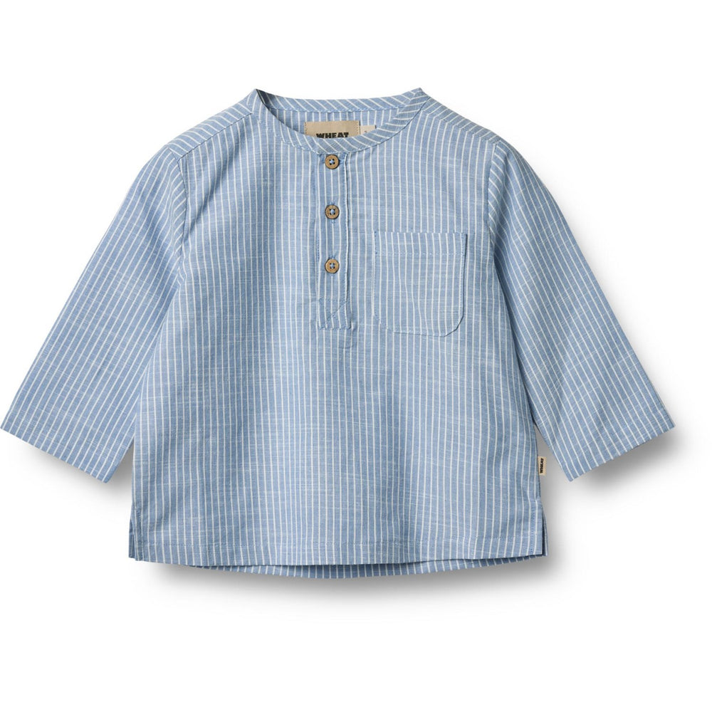 Køb Wheat Blue Stripe Skjorte Bjørk