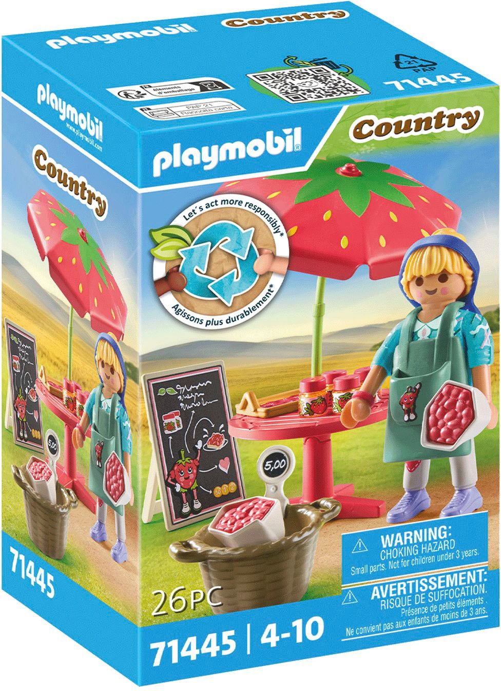 Playmobil® Konstruktions-Spielset »Marmeladenstand (71445), Country« teilweise aus recyceltem Material; Made in Europe