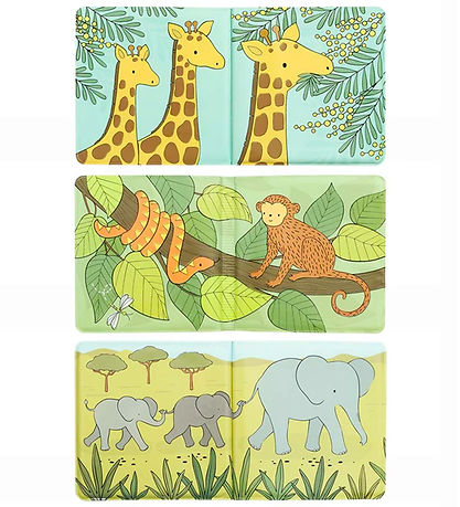 A Little Lovely Company Badebuch - Farbwechsel - Savanna Kostenl