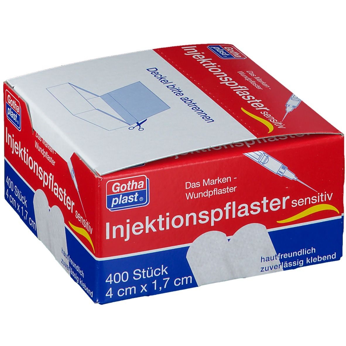 Gothplast® Injektionspflaster sensitiv 4 cm x 1,7 cm