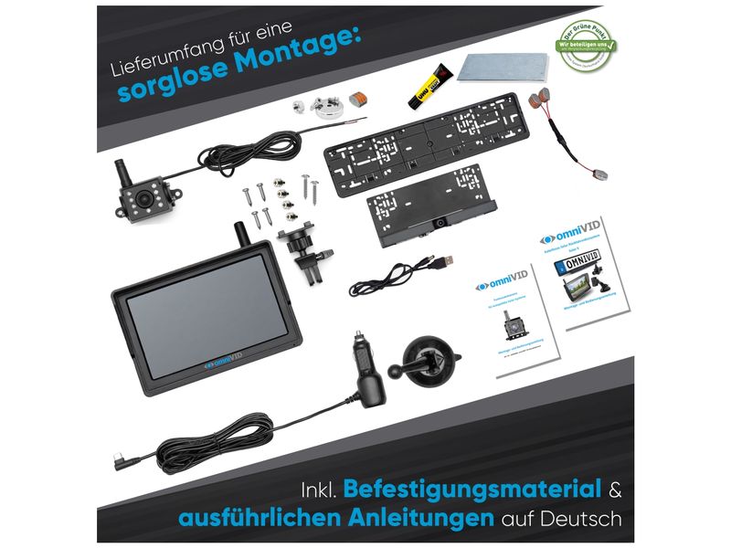 omniVID Omnivid Equi-Cam Solar 5 Set Sicherheit für Pferd und Ladung