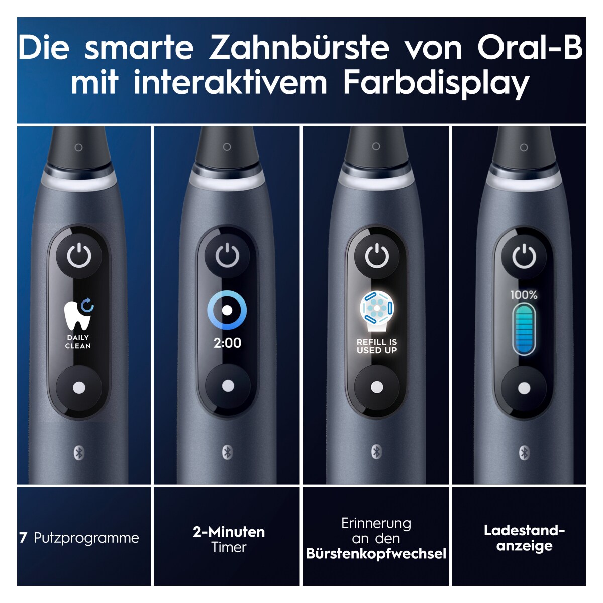 Oral-B iO Series 9 Duo Black Onyx/Rose Quartz Elektrische Zahnbürste
