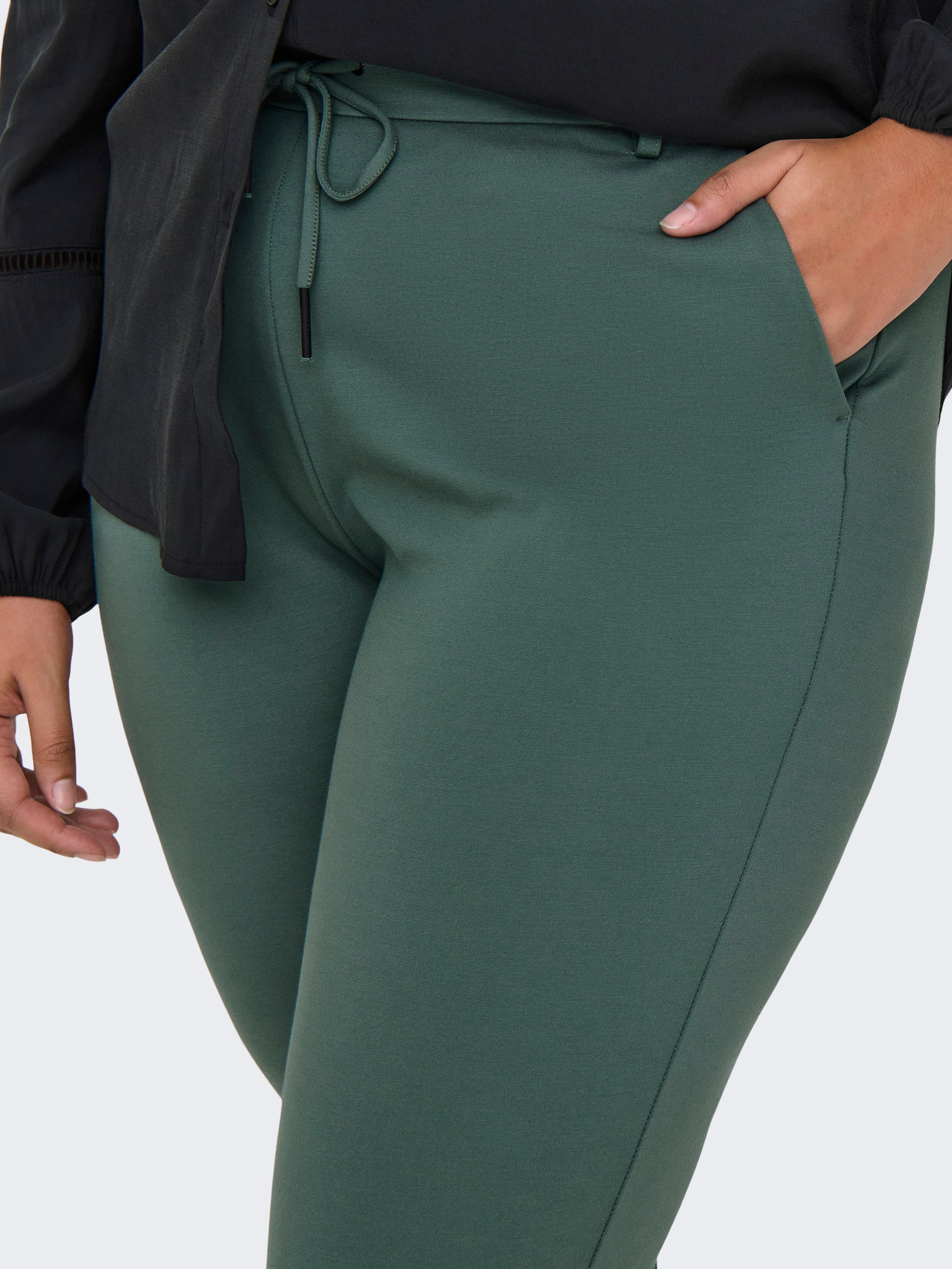 CARGOLDTRASH Mittlere Taille Normal geschnitten Hose Dark Forest