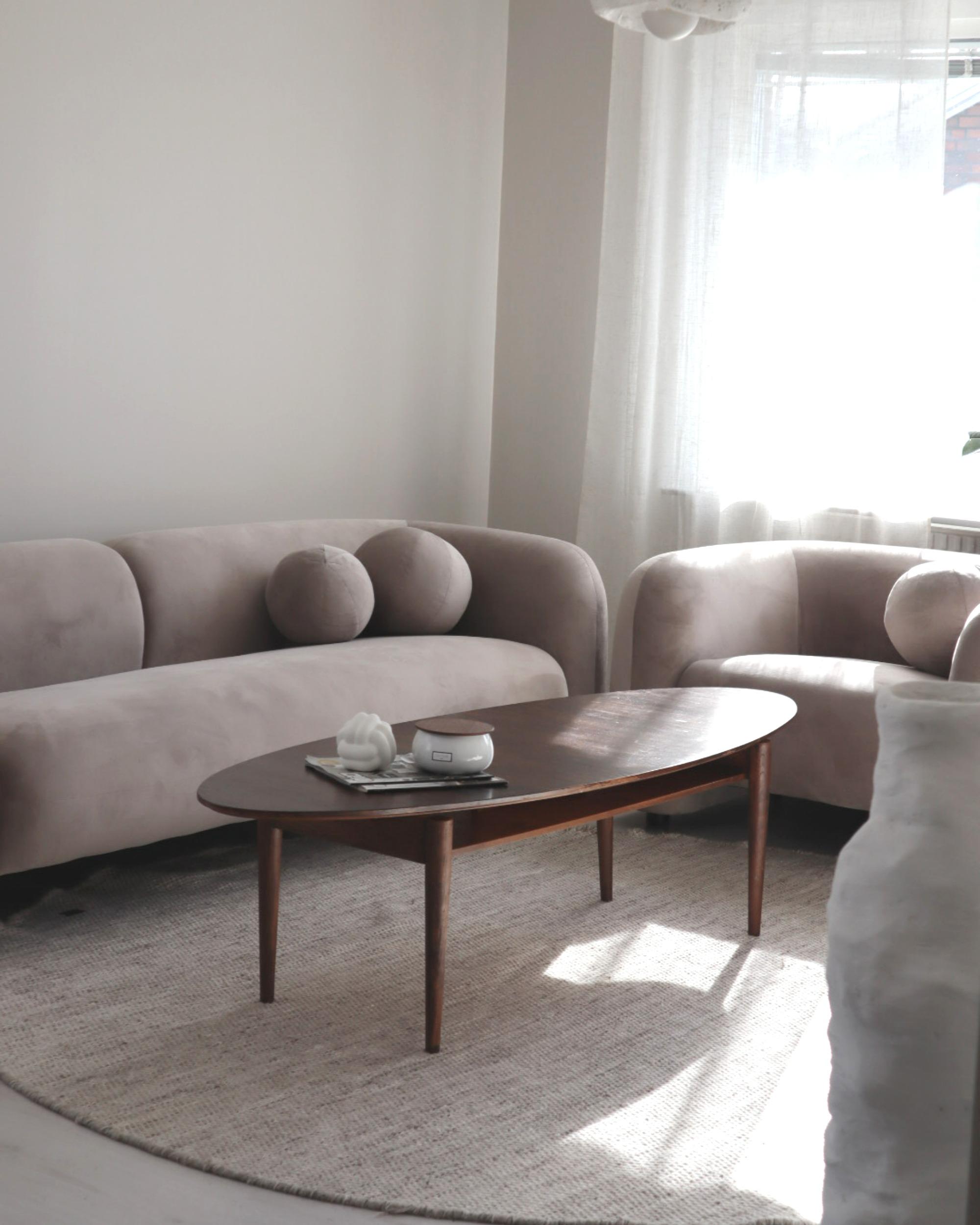 Bankenset 4-zits LEIREN Fluweel Taupe