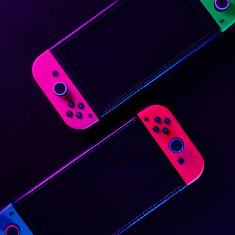 8in1 Control-Stick-Aufsätze Set kompatibel mit Nintendo Switch JoyCon Controller (00115527) - Bunt