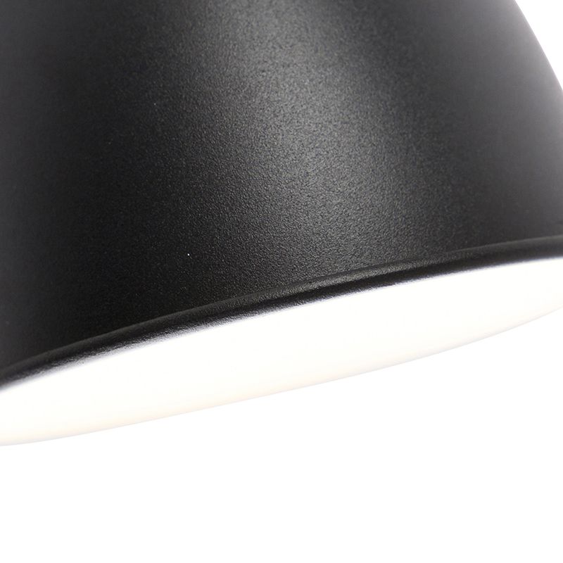 Industriële wandlamp zwart met verstelbare arm - Merle