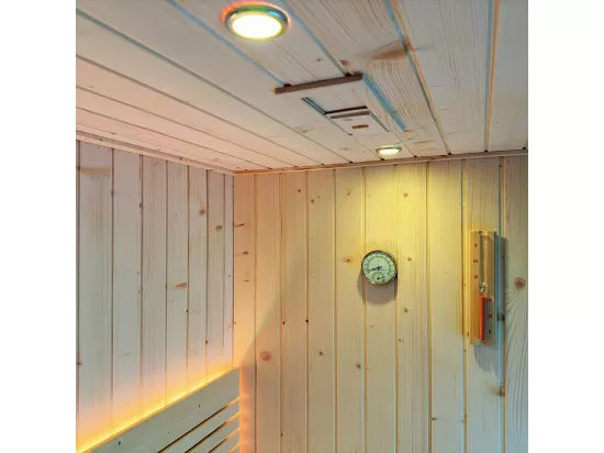 Combi Sauna Douche Hammam Boreal® SH220-G-Black Edition - gauche