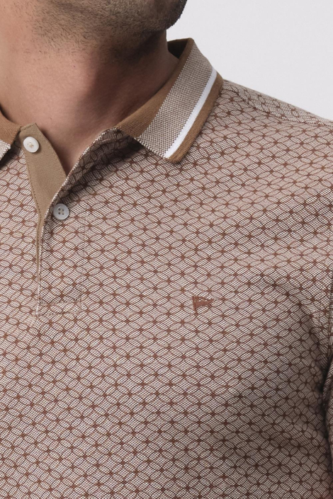 Campbell bruine heren polo