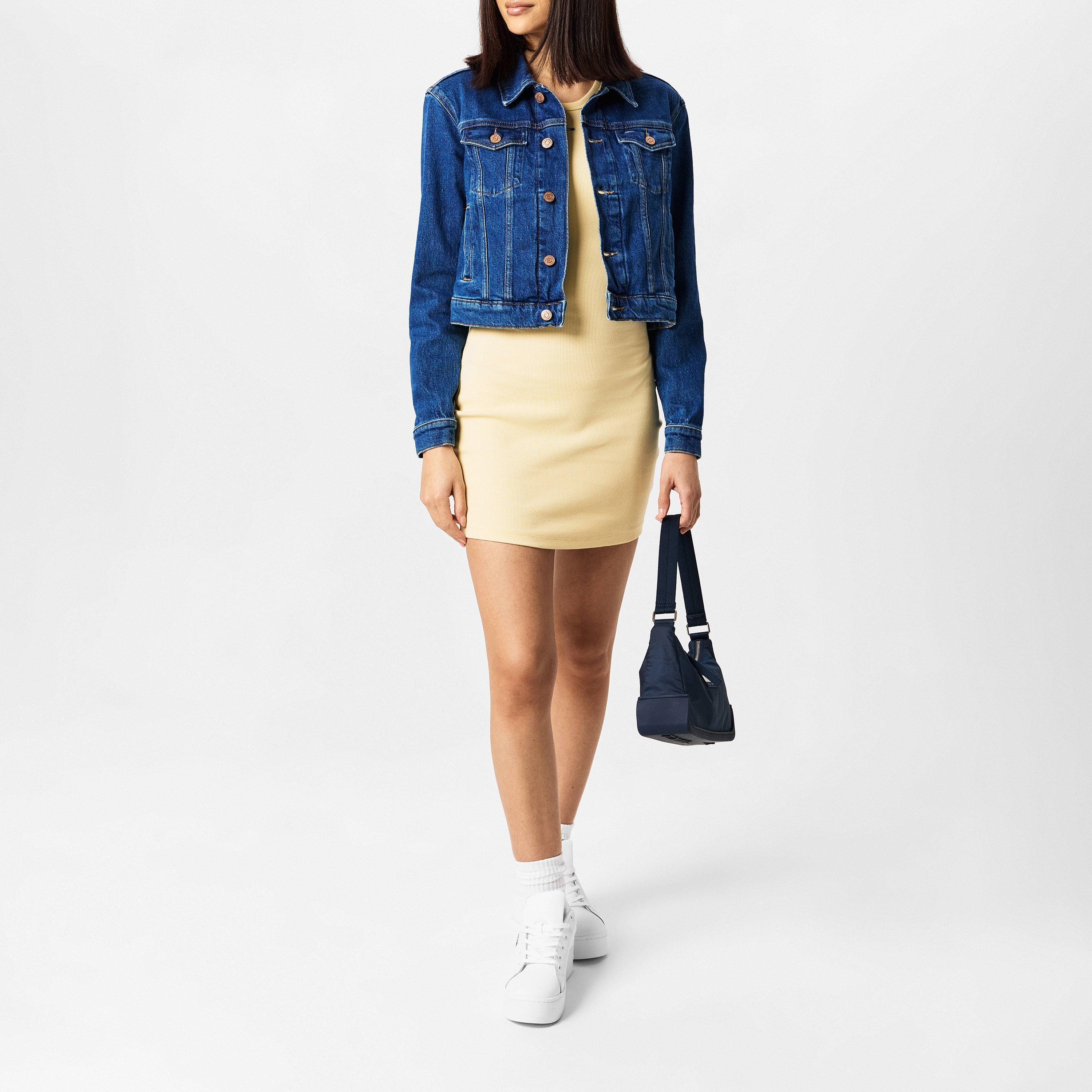 Tommy Jeans Ribbed Mini Dress