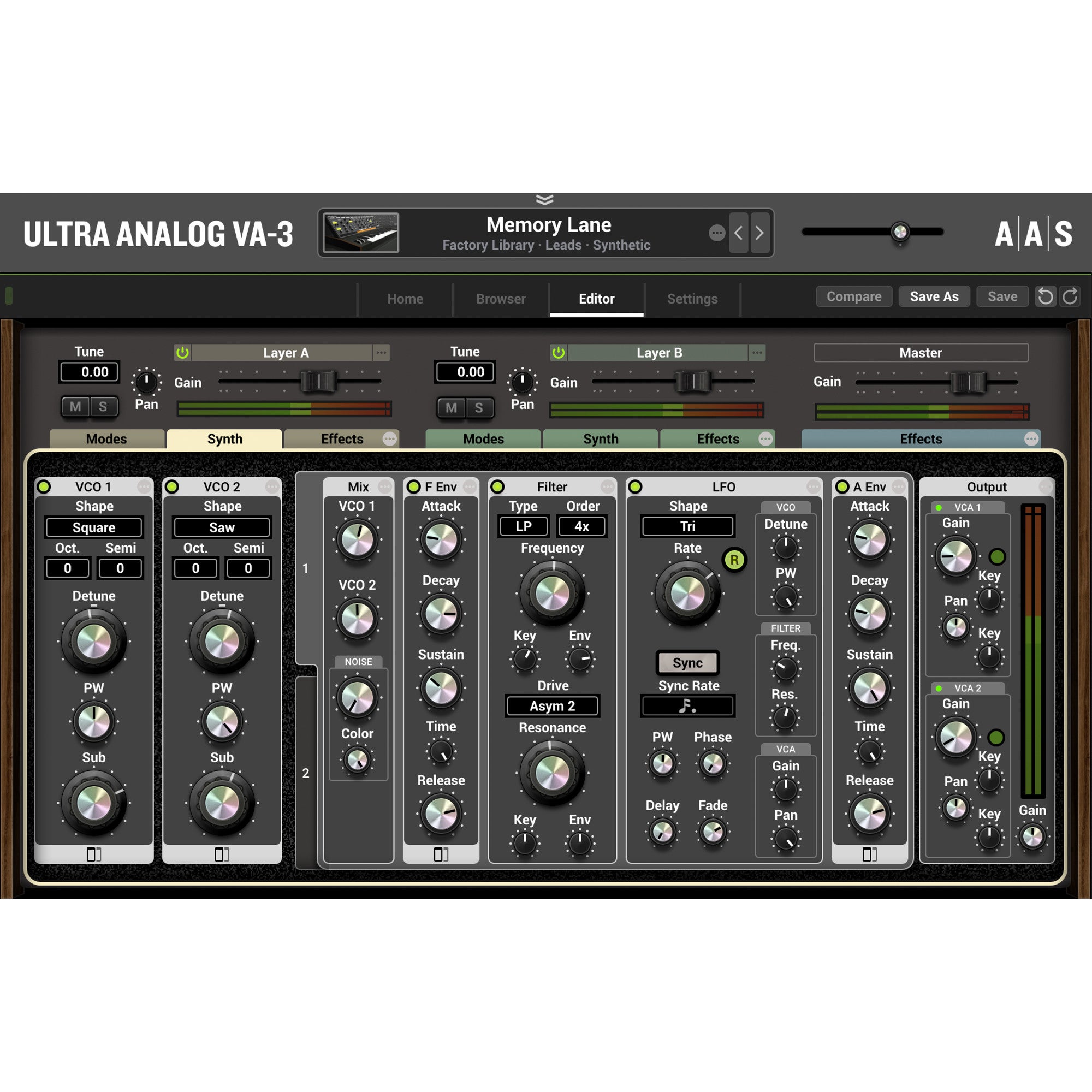 AAS Ultra Analog VA-3 + PACKS bundle (download)