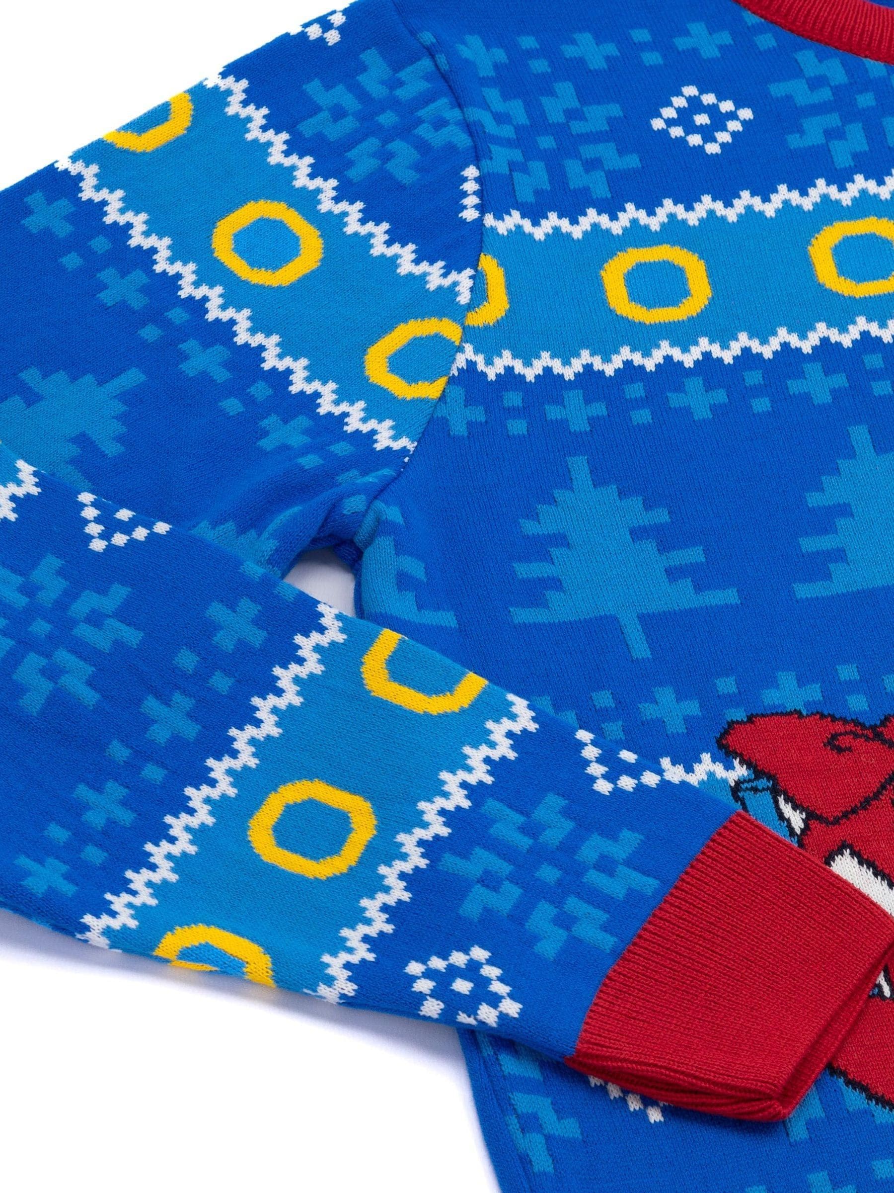 Blauw Sonic - Vanilla Underground - Kersttrui voor heren