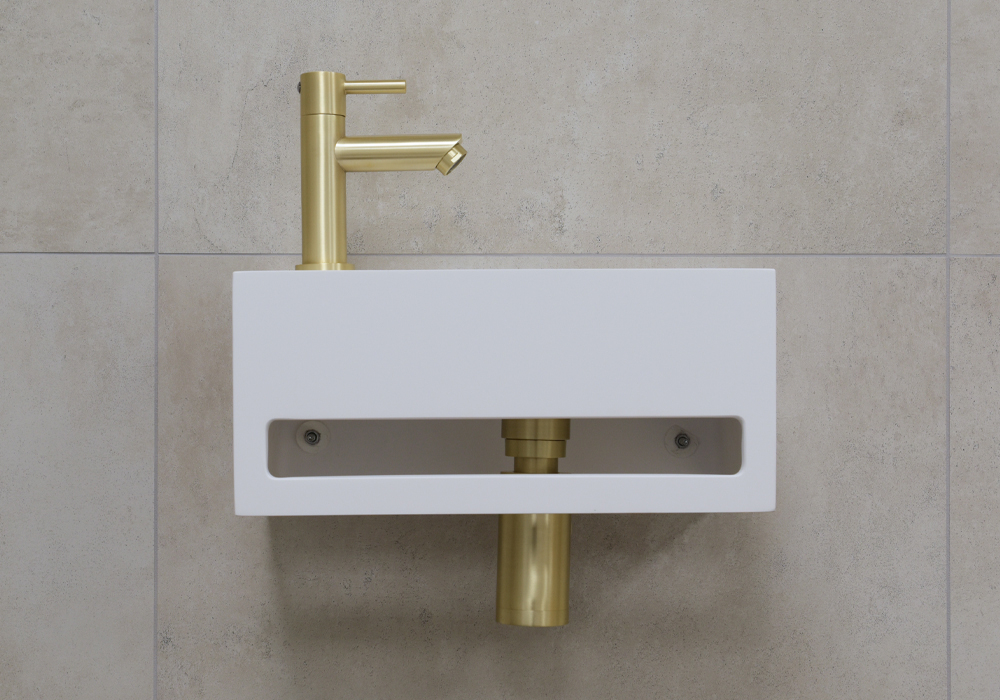 Saniclear fonteinset bali links met gouden kraan