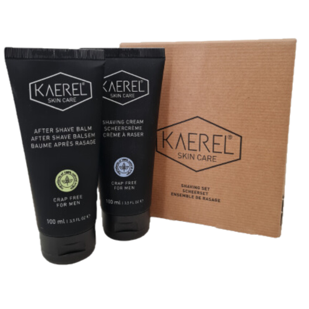 Kaerel Shaving Set Scheercréme 100 ml + After Shave Balsem 100 ml1 set