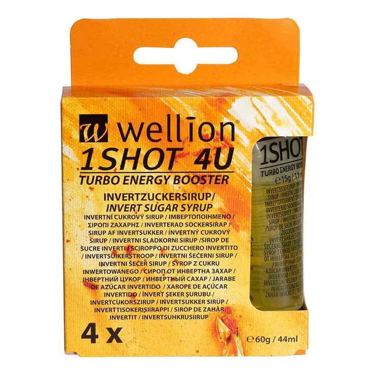Wellion 1Shot Turbo Energy Booster Tube, 4 St