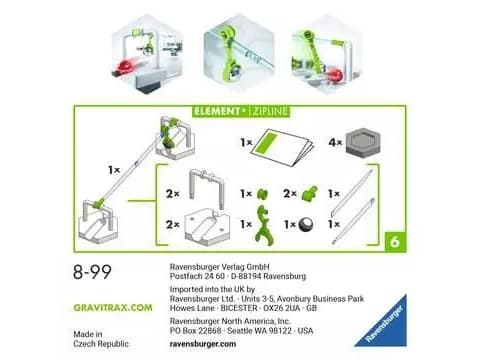 Ravensburger GraviTrax - Zipline - spilltilbehør - aksjons/ferdighets-spill