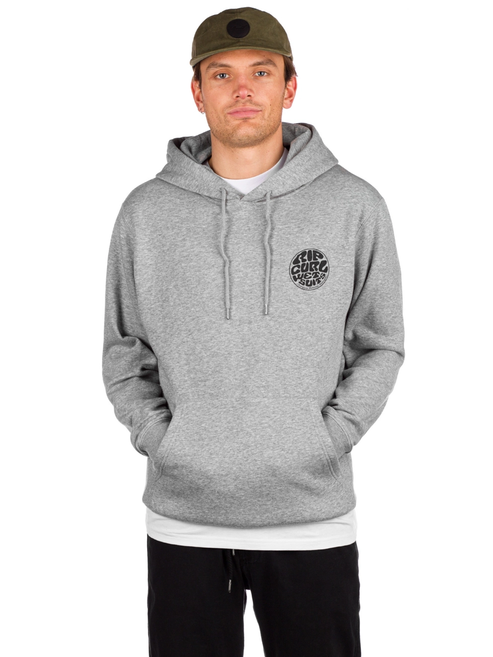 Rip Curl Wetsuit Icon Hoodie grey marle