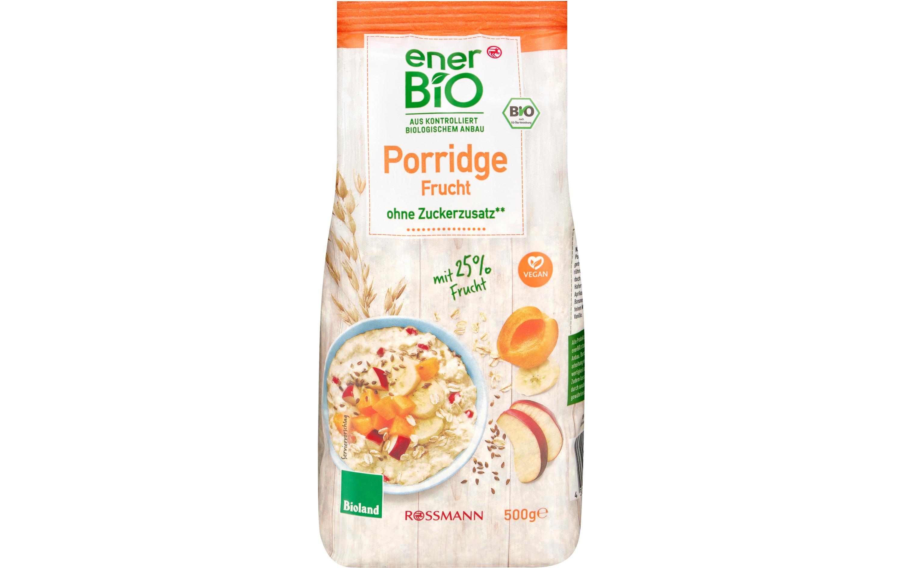 Müesli Porridge Früchte 500 gNatürlich süsses Bio-Porridge mit Früchten