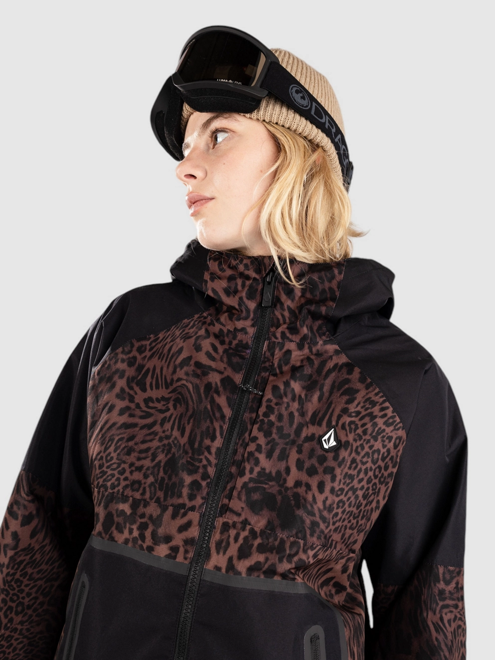 Volcom Revna 20K Shell Jacket leopard