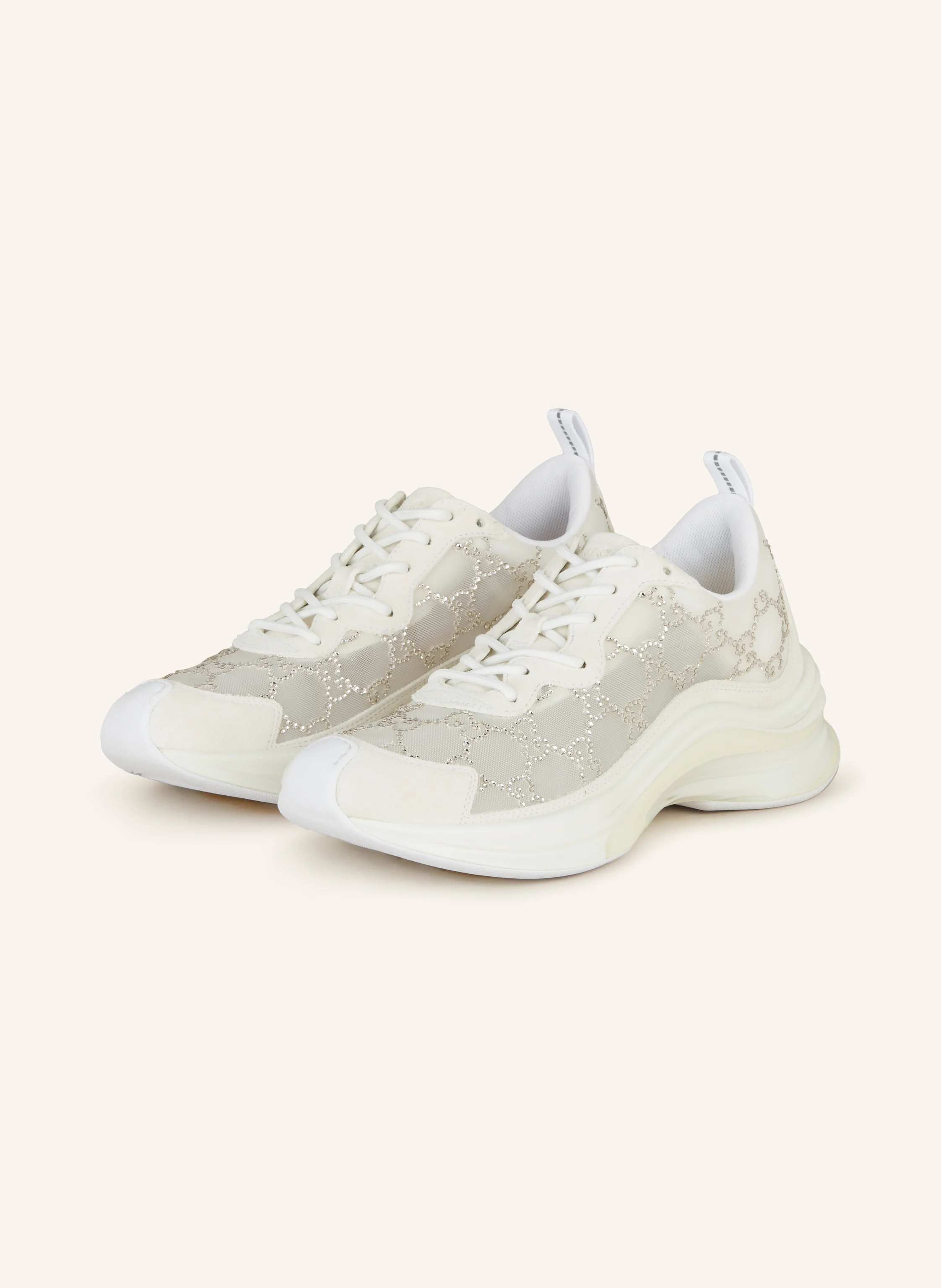 GUCCI Sneaker RUN GG mit Schmucksteinen