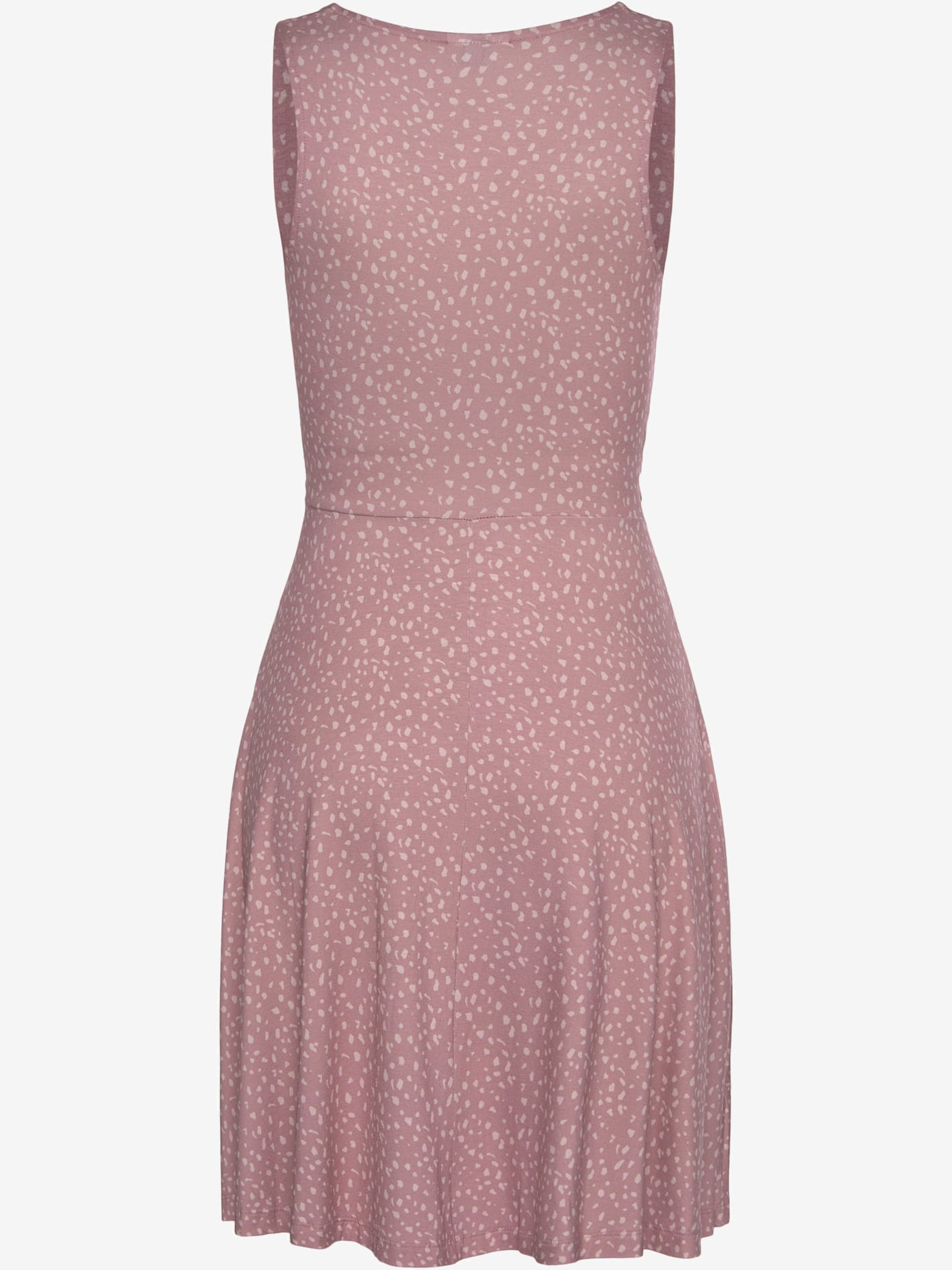 Robe en jersey col v effet cache-cœur
