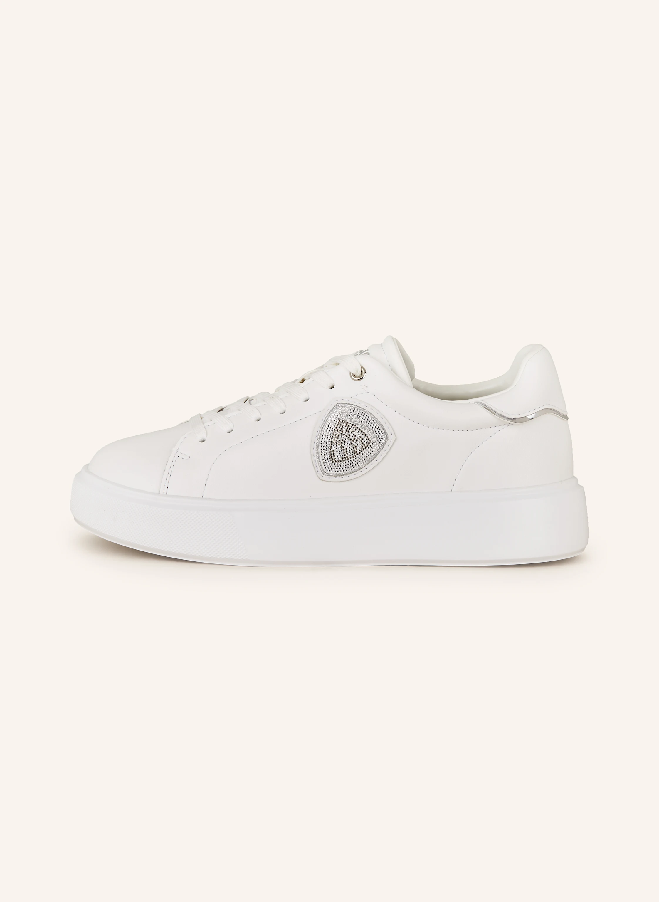 Blauer Sneaker VENUS mit Schmucksteinen