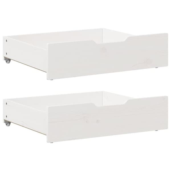 vidaXL Barnesengeramme med skuffer 80x170 cm heltre furu